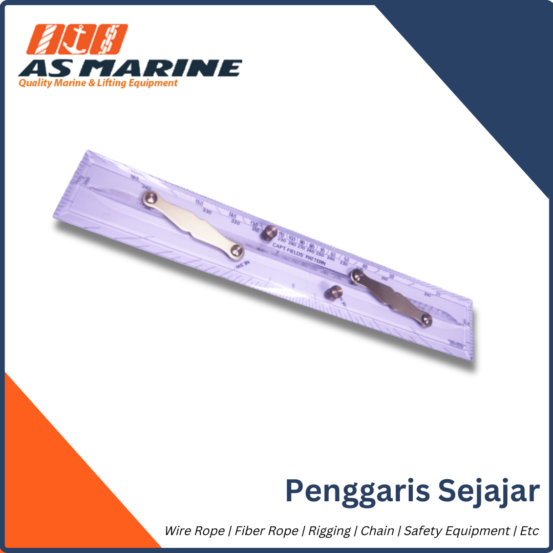 Penggaris Sejajar / Mistar Jajar / Alat Ukur Kapal